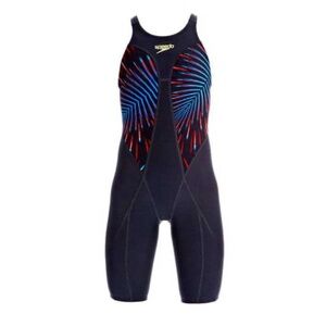 Speedo Fastskin3 Elite Recordbreaker Kneeskin Navy/Red SR4